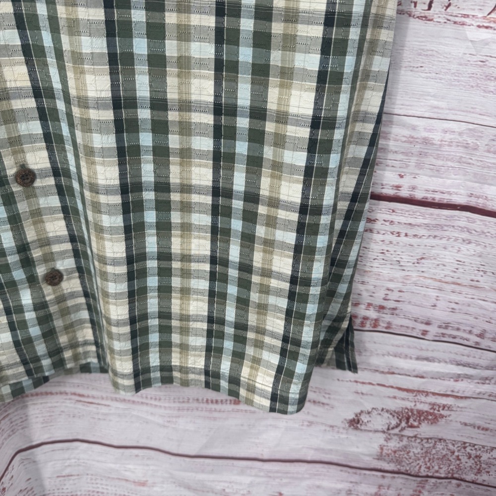 Tommy Bahama Camp Shirt Mens XL Silk Plaid Short Sleeve Button Up Casual Preppy - Picture 4 of 9